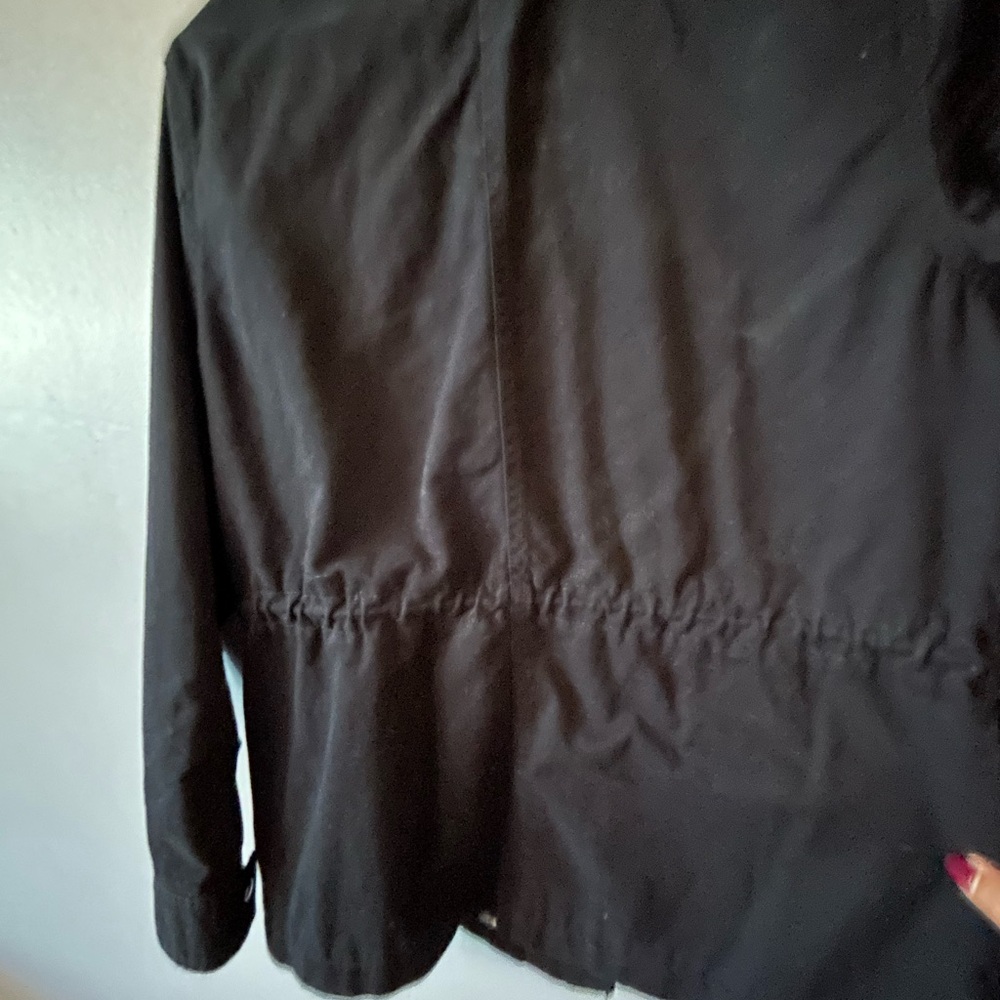 ✅ GAP Classic Black Jacket twill Utility, Size Medium - Picture 5 of 9